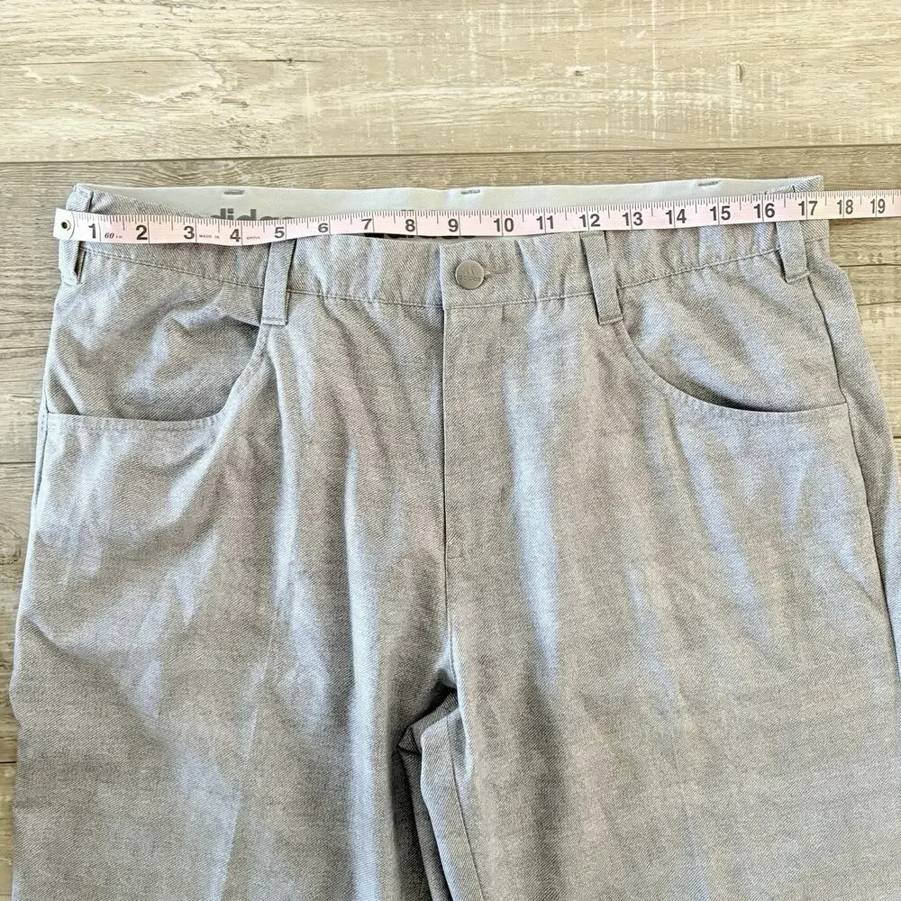 Adidas Men 35 x 32 Ultimate Chino Golf Pants Mens Vista Grey Lightweight Stretch